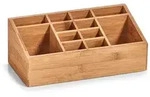 Zeller Bambus Organizer Aufbewahrungsbox Tischorganizer Ordnungssystem 12 F&auml;cher