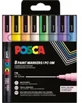 Faber Castell Marker UNI POSCA PC-3M 0,9-1,3 8er Pastell