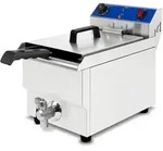 VERTES Friteuse Fritteuse Frit&ouml;se Edelstahl 10L (3000W, 230V, Kaltzonenprinzip,