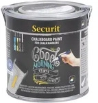 Securit&reg; Acrylfarbe f&uuml;r Tafel auf Wasserbasis - Schwarz - 250ml