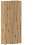 vidaXL Schuhschrank mit Regal Braun 80 x 35,5 x 180 cm Holzwerkstoff