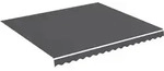 vidaXL Markisenbespannung Anthrazit 4x3,5 m