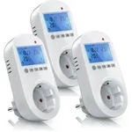 BEARWARE 3x Steckdosen Thermostat f&uuml;r Heiz & Klimager&auml;te Individuell programmierbar