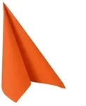 PAPSTAR 50 Servietten "ROYAL Collection" 1/4-Falz 40 cm x 40 cm nektarine