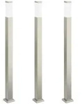vidaXL Pollerleuchten 3 Stk. 110 cm Edelstahl IP44