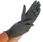 Nitrilhandschuhe SAFE FIT, puderfrei, 10 x 200 St&uuml;ck, schwarz, Gr&ouml;&szlig;e M