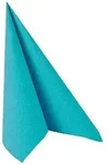 PAPSTAR 50 Servietten "ROYAL Collection" 1/4-Falz 40 cm x 40 cm t&uuml;rkis
