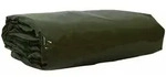 vidaXL Plane 650g / m2 Olive Gr&uuml;n 5 x 5 m Canvas mit PVC-Beschichtung