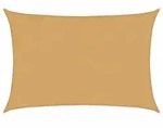vidaXL Sonnensegel 160 g/m2 Rechteckig Sandfarbe 3,5x4,5 m HDPE