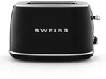 SWEISS Vintage-Toaster GRS9 - Schwarz
