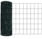 vidaXL Eurozaun Gr&uuml;n 0,8 x 25 m PVC-beschichtetes Eisen