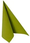 PAPSTAR 50 Servietten "ROYAL Collection" 1/4-Falz 40 cm x 40 cm olivgr&uuml;n