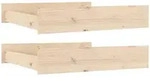 vidaXL Bettschubladen 2 Stk. Massivholz Kiefer