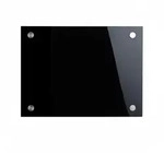 Relaxdays Magnettafel, beschreibbar, inkl. 3 Magnete & Stift, abwischbar, rahmenlos,