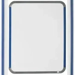 Nobo Magnetisches Whiteboard Mini f&uuml;r Tisch oder Wand QB05442ASTD Lackierter Stahl