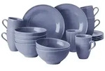 Seltmann Weiden Beat Color Glaze Fr&uuml;hst&uuml;cks-Set 18-teilig Fliederblau
