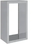 vidaXL Brennholzregal 60x40x100 cm Verzinkter Stahl