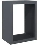 vidaXL Brennholzregal Anthrazit 60x40x80 cm Stahl
