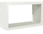 vidaXL Brennholzregal Wei&szlig; 100x40x60 cm Stahl