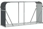 vidaXL Kaminholzunterstand Anthrazit 180x45x100 cm Verzinkter Stahl