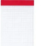 BRUNNEN Notizblock 1055132 DIN A7 kariert perforiert wei&szlig; 50Bl