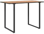 vidaXL Gartentisch Braun 100x55x70 cm DPC und Stahl