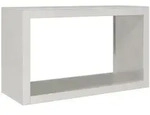 vidaXL Brennholzregal 100x40x60 cm Edelstahl
