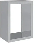 vidaXL Brennholzregal 60x40x80 cm Verzinkter Stahl