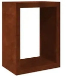 vidaXL Brennholzregal 60x40x80 cm Wetterfester Stahl