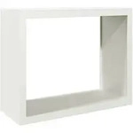 vidaXL Brennholzregal Wei&szlig; 100x40x80 cm Stahl
