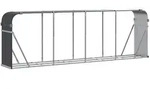 vidaXL Kaminholzunterstand Anthrazit 300x45x100 cm Verzinkter Stahl