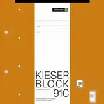 BRUNNEN Block A4 Kieserblock T-Konten 50 Blatt 1042931