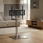 CLP TV Standfu&szlig; Metall HBT: 100x64x53 cm edelstahl