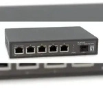LevelOne Switch 6x GE GEP-0625 2.5GbE 57W 8xPoE+ sw - Switch - 6-Port