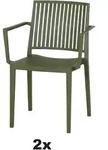 SIENA GARDEN Urban Lights Set 2teilig Lane Sessel gastrotauglich olive