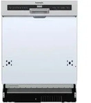 homeX Geschirrsp&uuml;ler 60 cm, Einbau Sp&uuml;lmaschine teilintegrierbar - 14 Ma&szlig;gedecke,