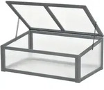 Outsunny-Gew&auml;chshaus-100L x 65B x 40H cm-Grau