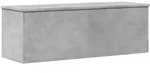 vidaXL Truhe Betongrau 102x35x35 cm Holzwerkstoff