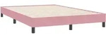 vidaXL Bettgestell ohne Matratze Rosa 160x220 cm Samt