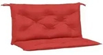 vidaXL Gartenbank-Auflagen 2 Stk. Rot 100x50x7 cm Oxford-Gewebe