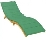 vidaXL Sonnenliegen-Auflage Gr&uuml;n 200x60x3 cm Oxford-Gewebe