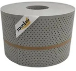 zaun|zu&reg; Sichtschutzstreifen PP Premium Gelocht 15 Prozent Streifen Steingrau 50m