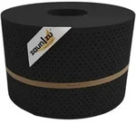 zaun|zu&reg; Sichtschutzstreifen PP Premium Gelocht 15 Prozent Streifen Tiefschwarz 50m