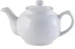 Price & Kensington Teekanne 450 ml Steingut klassisch wei&szlig;, f&uuml;r 2 Tassen