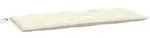 vidaXL Gartenbank-Auflage Creme 120x50x7 cm Oxford-Gewebe