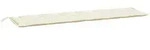 vidaXL Gartenbank-Auflage Creme 200x50x7 cm Oxford-Gewebe