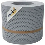 zaun|zu&reg; Sichtschutzstreifen PP Premium Gelocht 20 Prozent Streifen Fenstergrau 26m