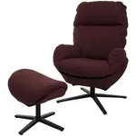 Mendler Relaxsessel + Hocker HWC-L12, Fernsehsessel Sessel Schaukelstuhl