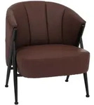 Mendler Sessel HWC-P30, Polster-/Cocktail-/Clubsessel Lounge Chair Vintage Retro