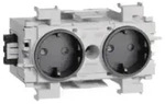 Tehalit Steckdose 2-fach gs GS2001 gsw GS20019011